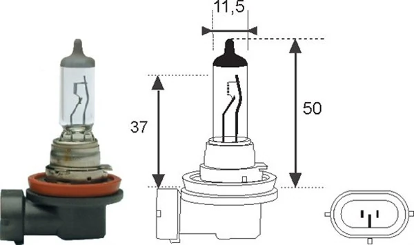 Ampoule, projecteur principal
