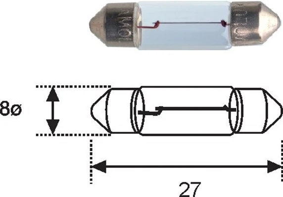 Ampoule, éclaireur de coffre a bagages