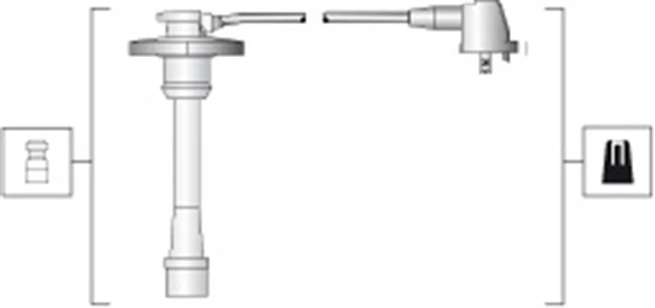 Kit de câbles d'allumage MAGNETI MARELLI 941318111274