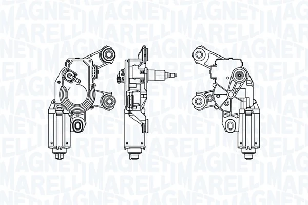 Moteur d'essuie-glace MAGNETI MARELLI 064013022010