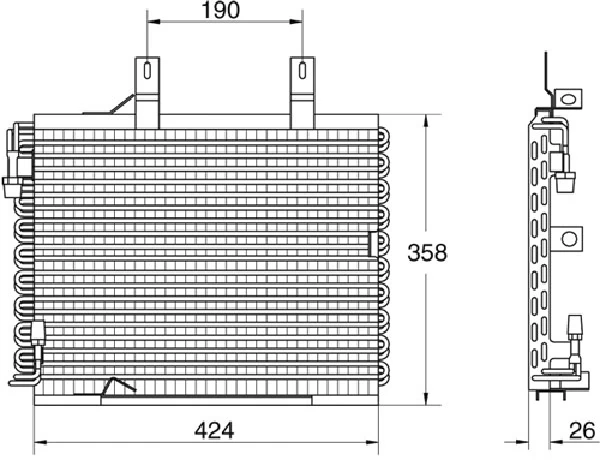 Condenser, air conditioning