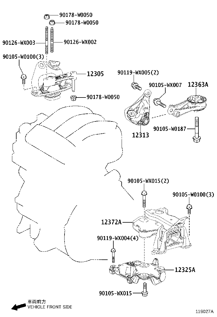Exploded illustration 119027A