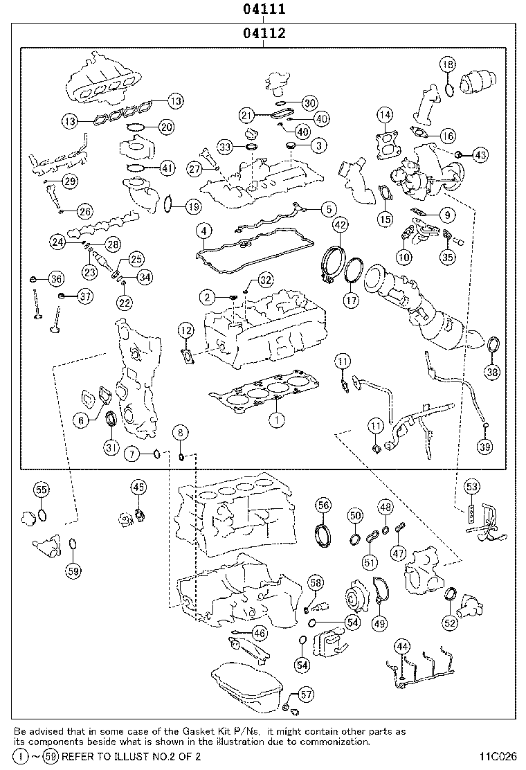 Exploded illustration 11C026