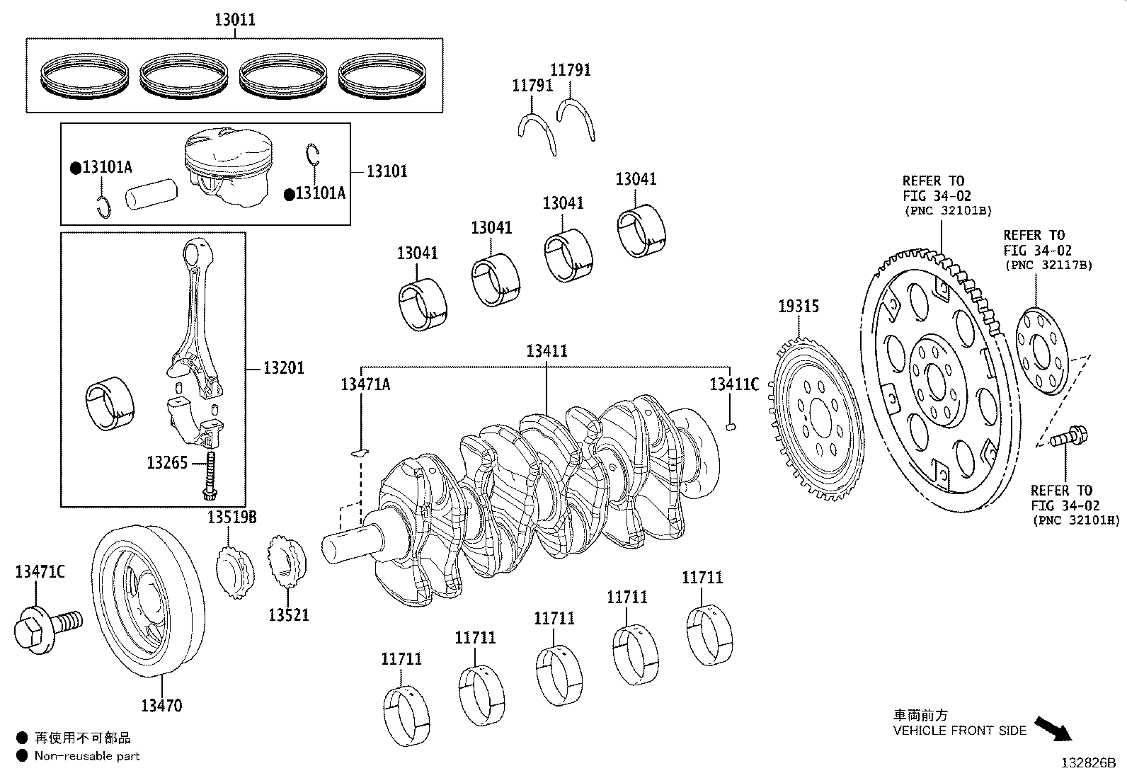 Exploded illustration 132826B