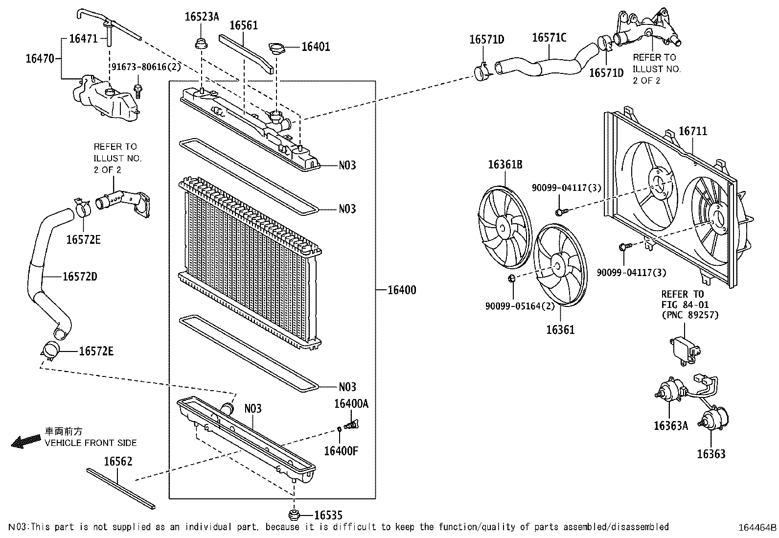 Exploded illustration 164464B