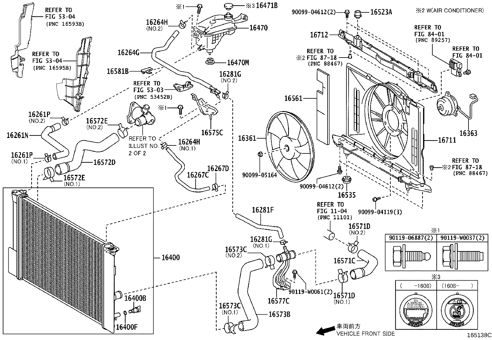 Exploded illustration 165138C