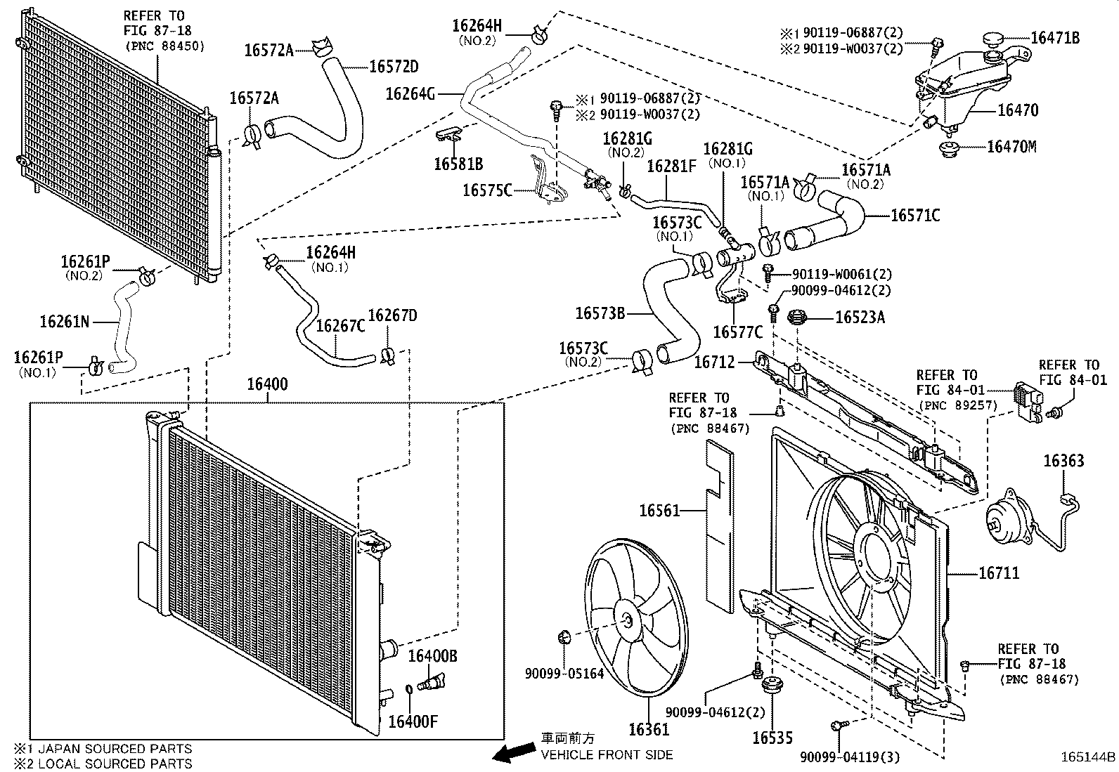 Exploded illustration 165144B