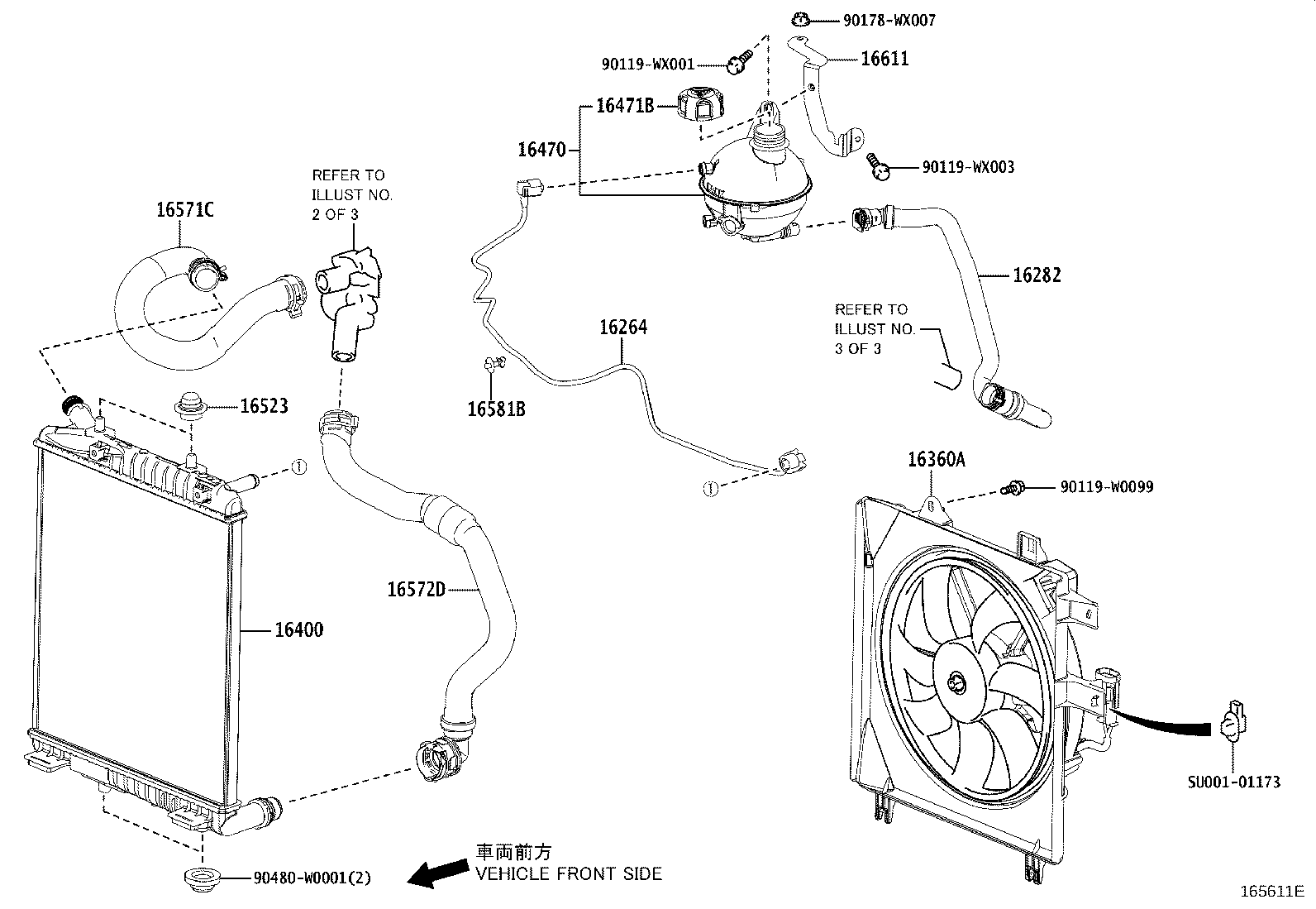 Exploded illustration 165611E