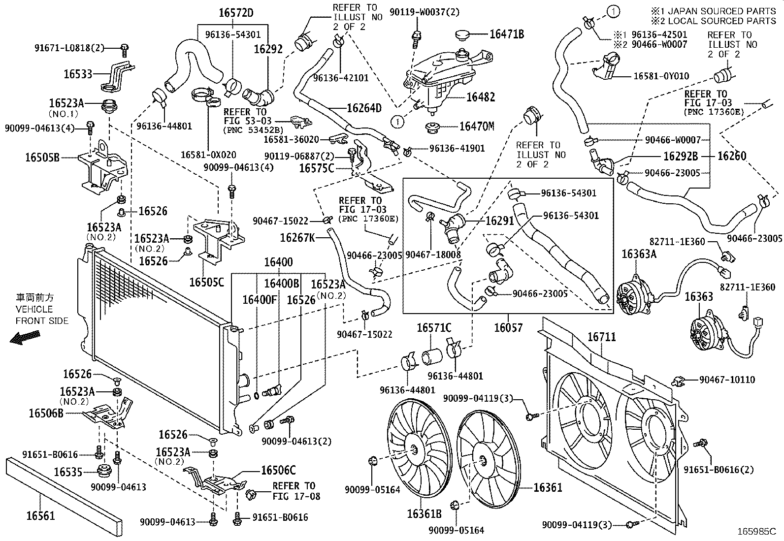 Exploded illustration 165985C