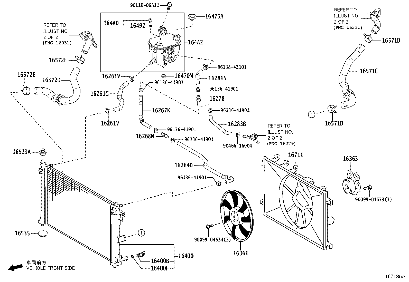 Exploded illustration 167185A