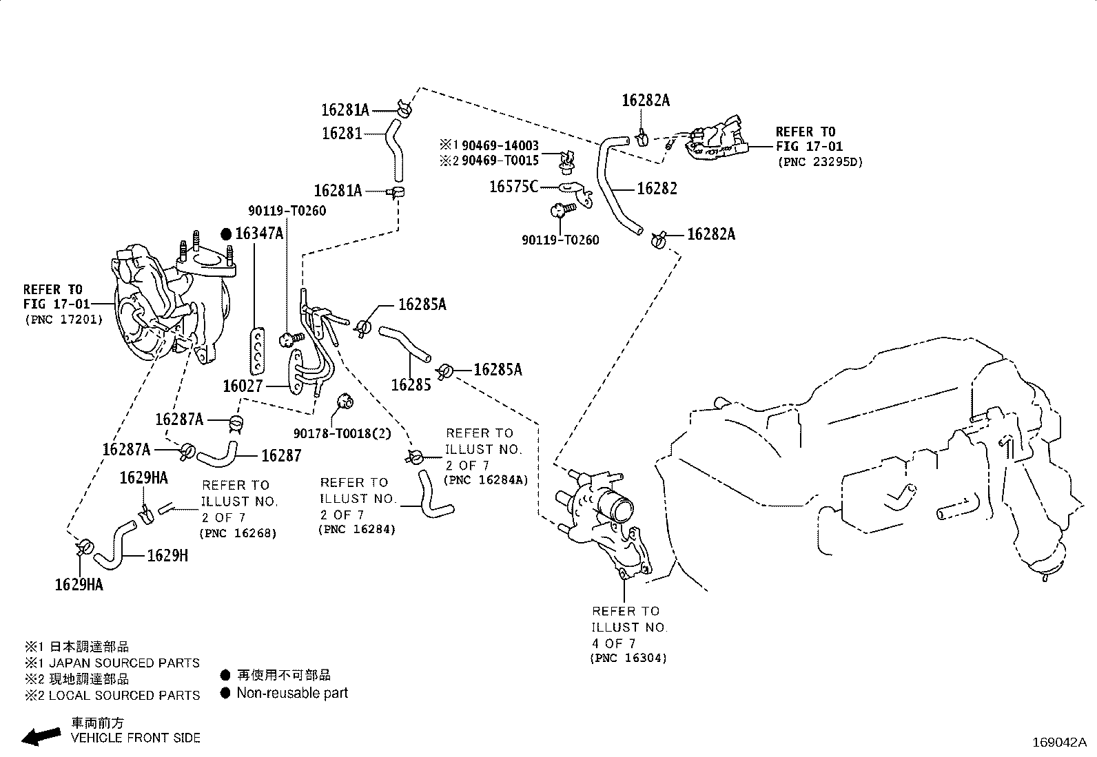 Exploded illustration 169042A