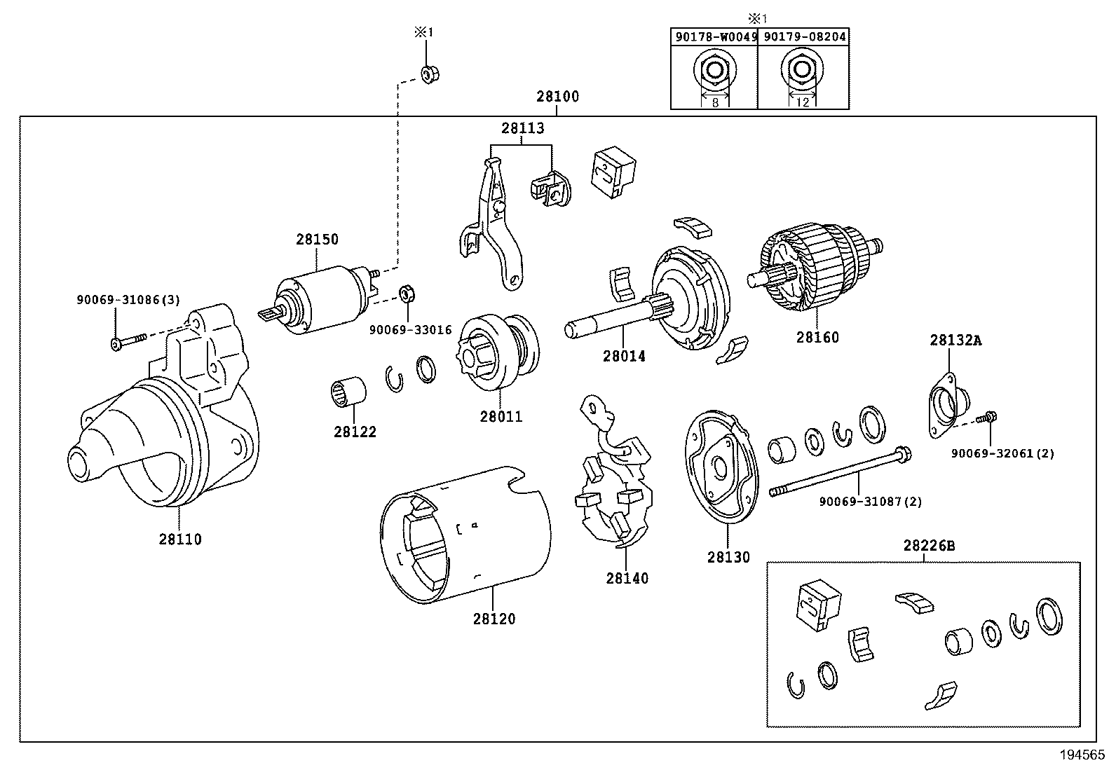 Exploded illustration 194565