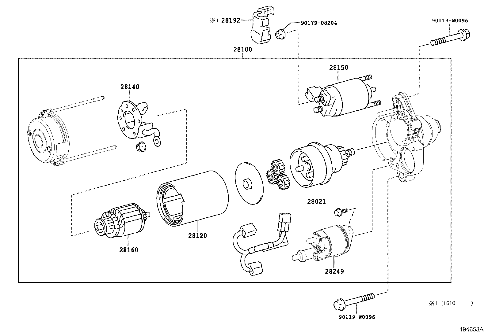 Exploded illustration 194653A