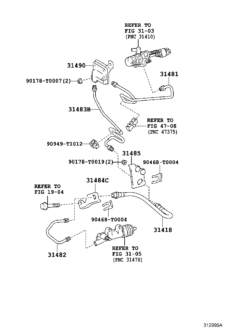Exploded illustration 312995A