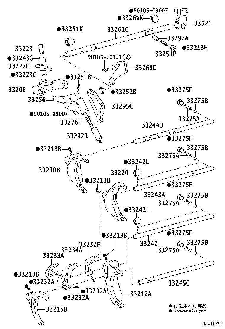 Exploded illustration 335182C