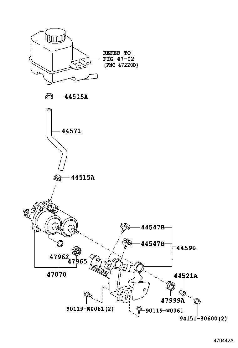 Exploded illustration 479442A