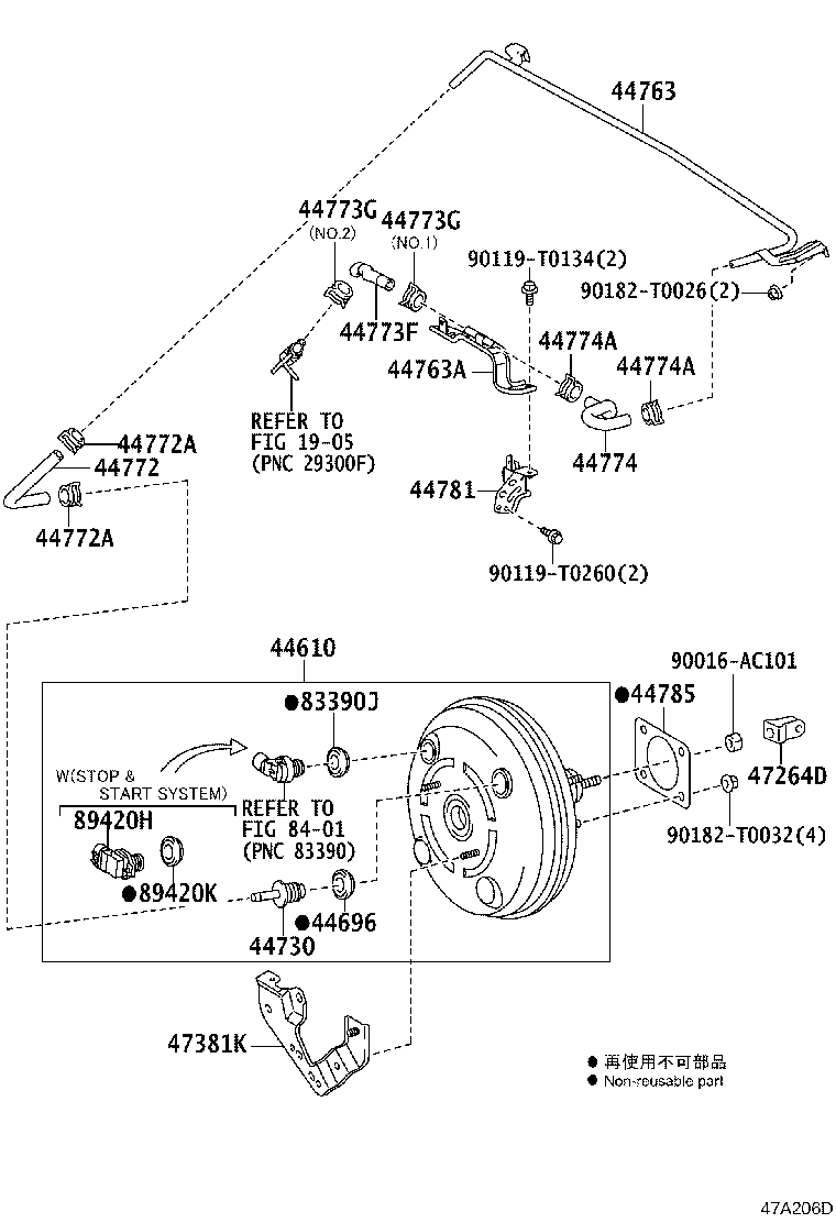 Exploded illustration 47A206D