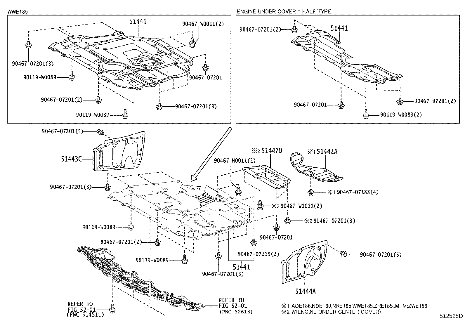 Exploded illustration 512528D