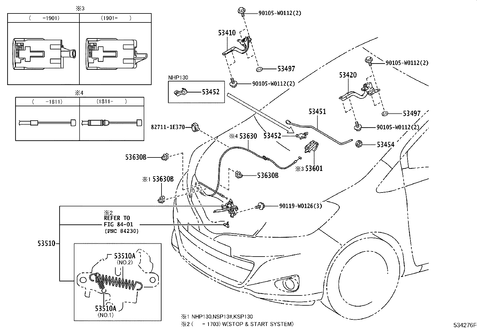 Exploded illustration 534276F
