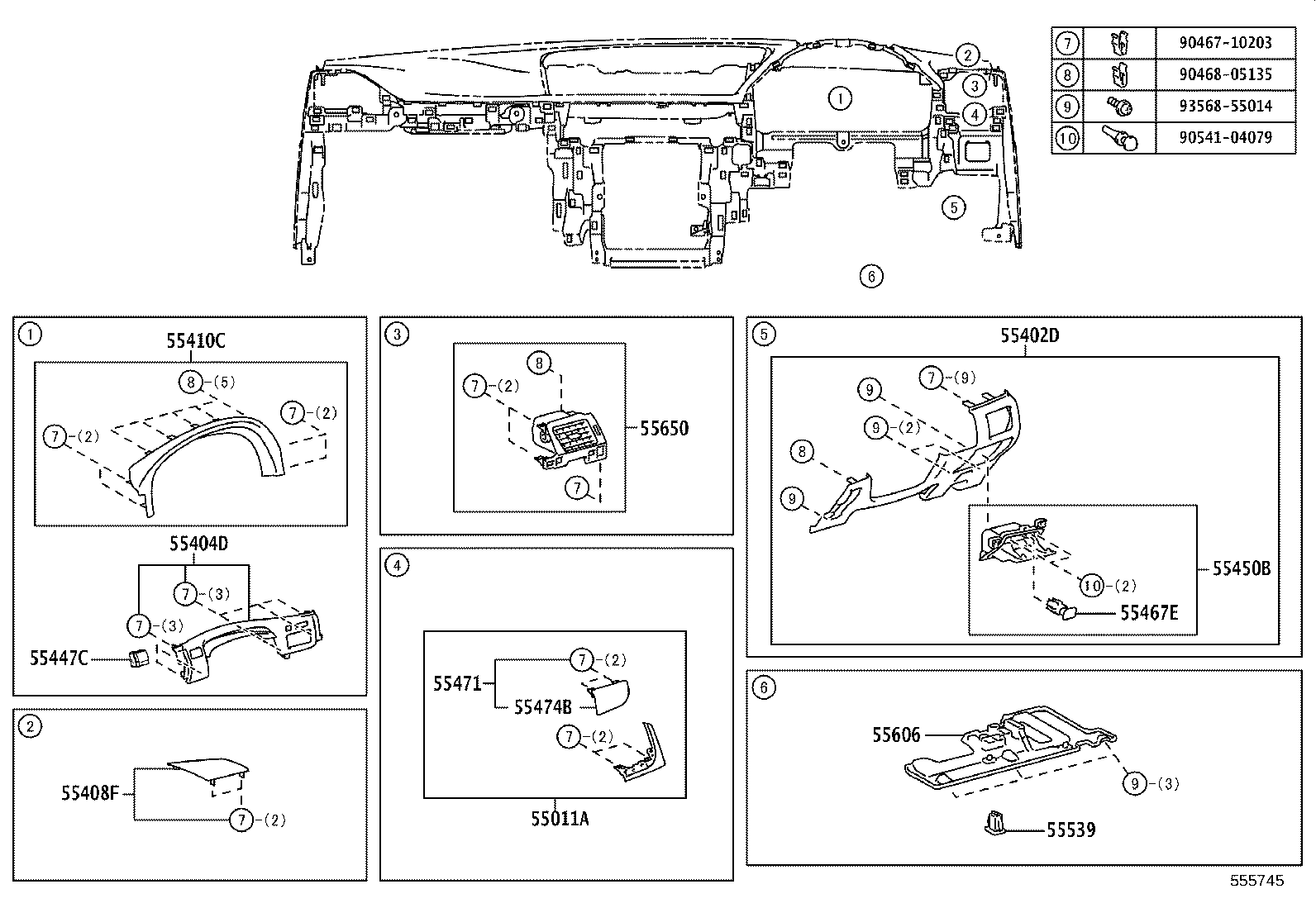 Exploded illustration 555745