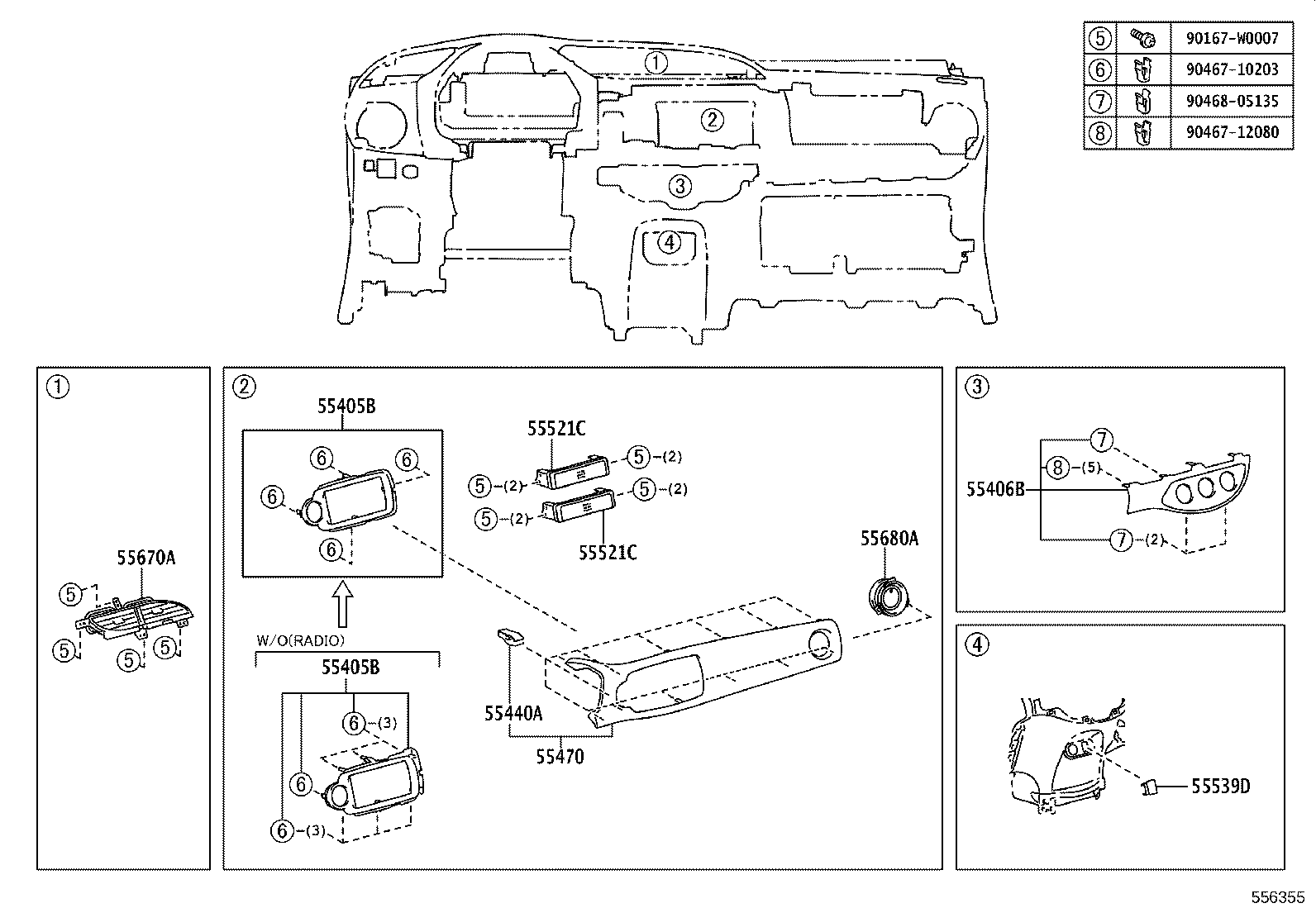 Exploded illustration 556355