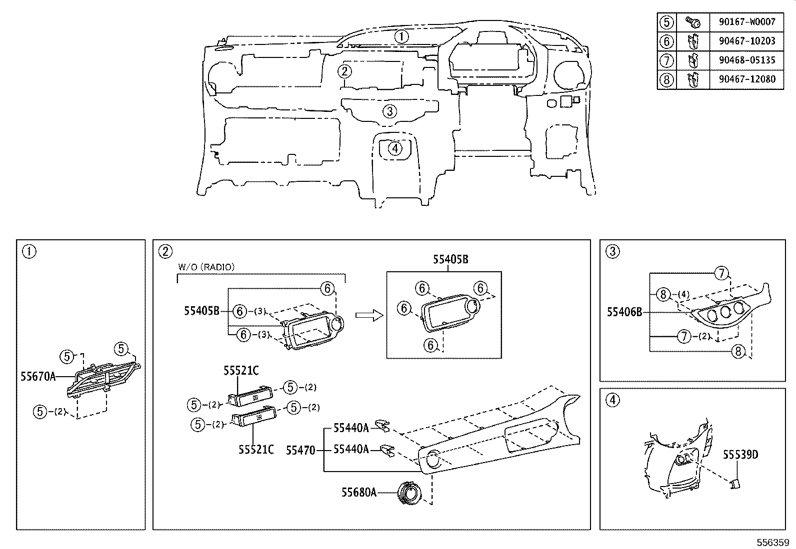 Exploded illustration 556359