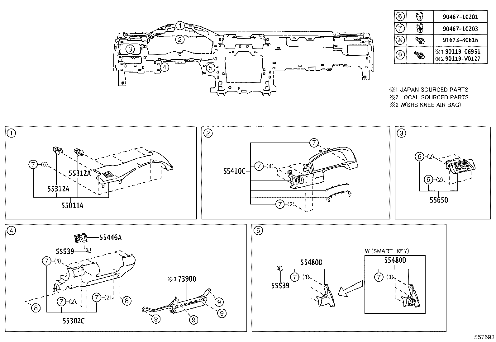 Exploded illustration 557693