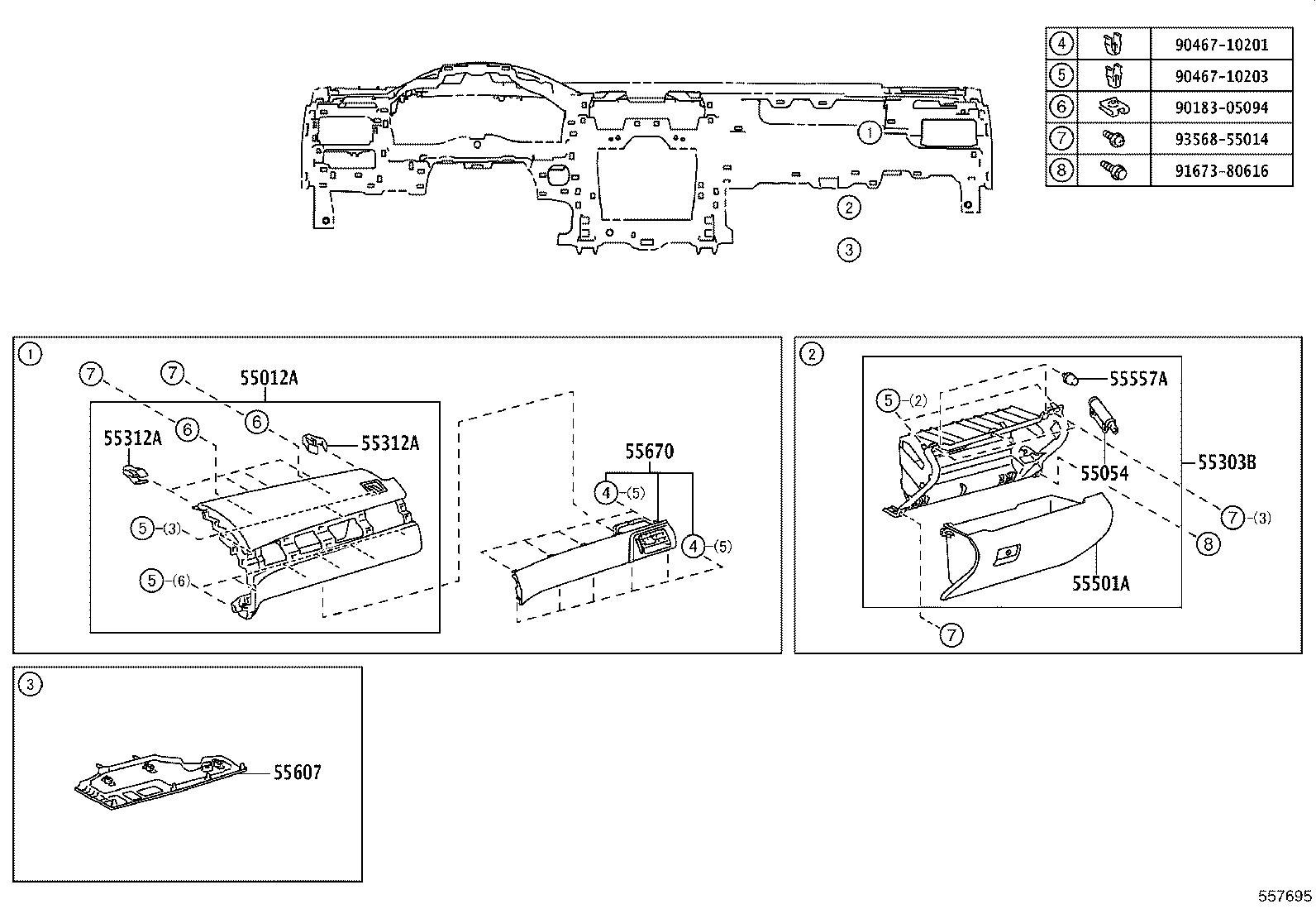 Exploded illustration 557695