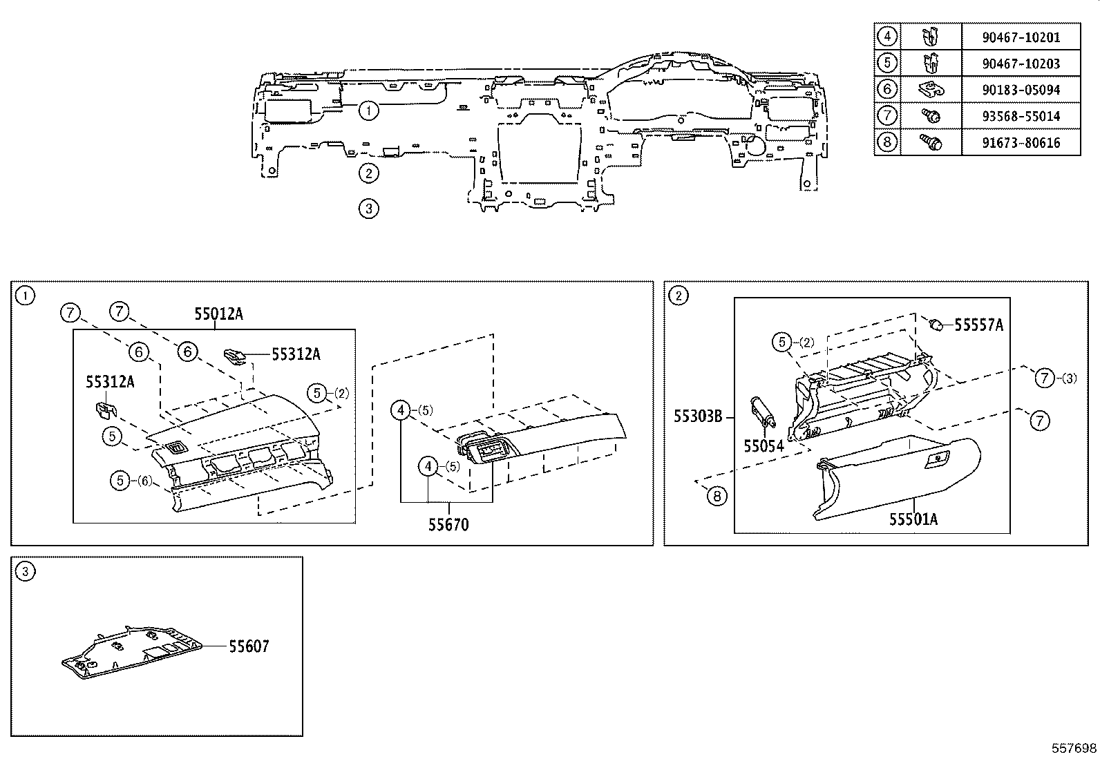 Exploded illustration 557698