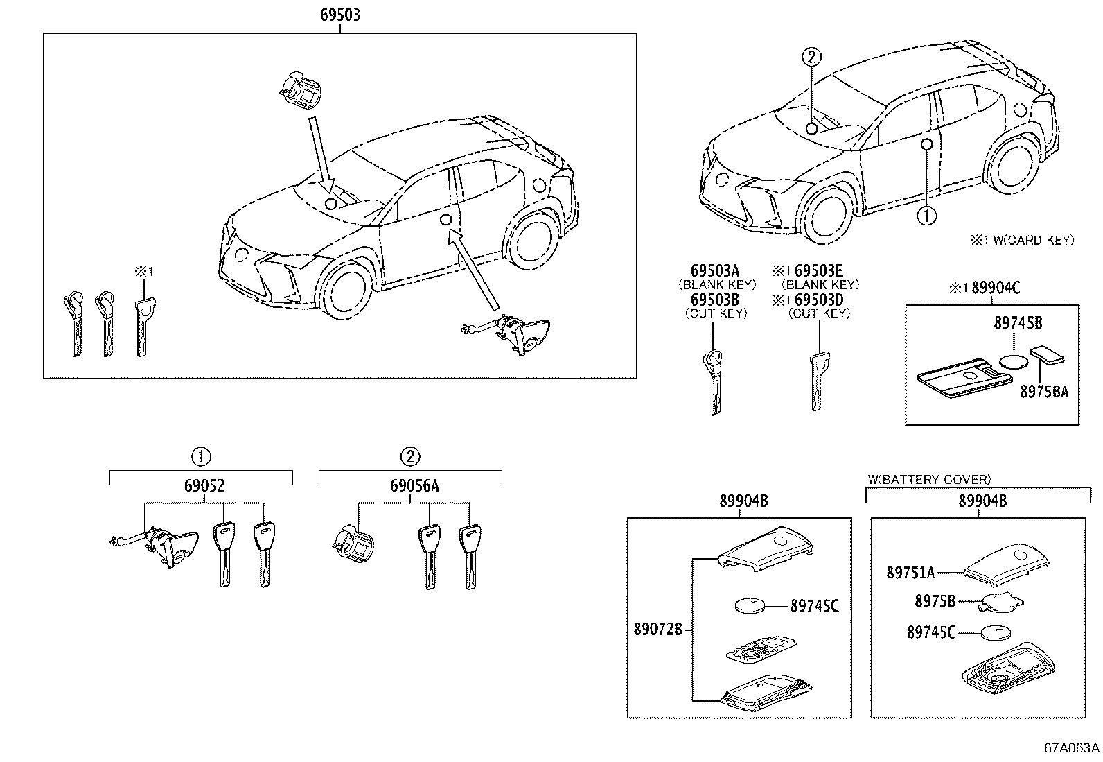Exploded illustration 67A063A