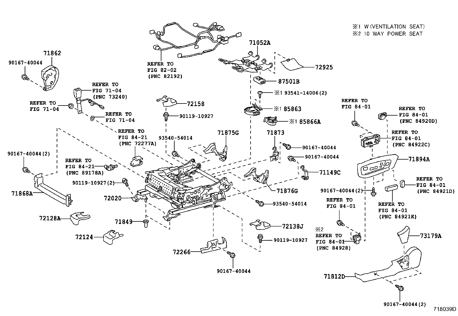 Exploded illustration 718039D