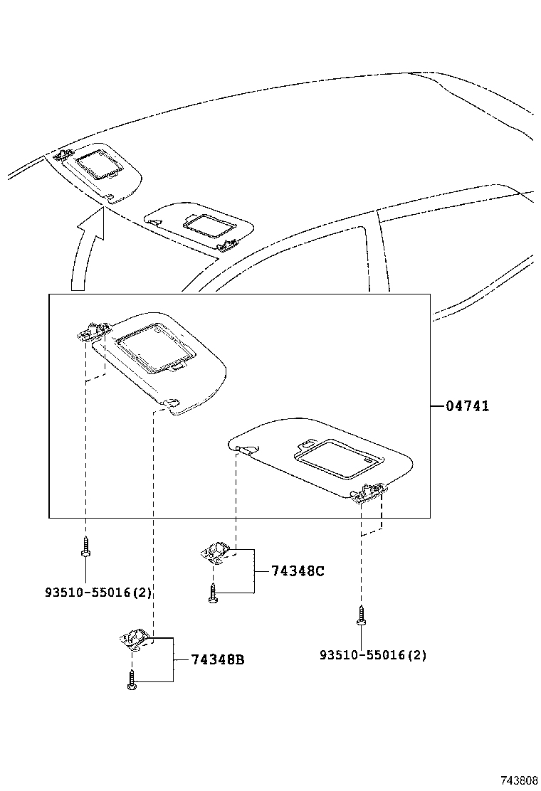 Exploded illustration 743808
