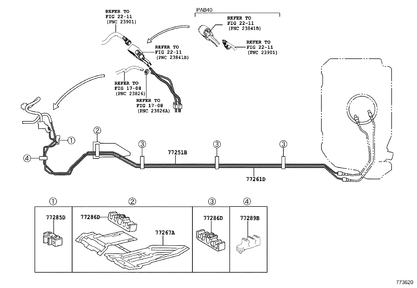 Exploded illustration 773620