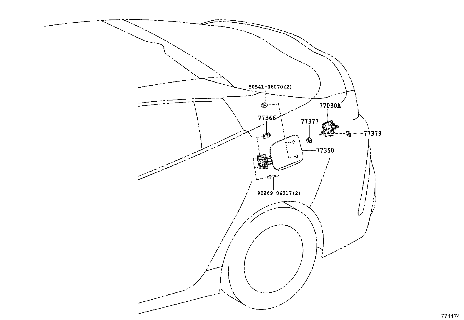 Exploded illustration 774174