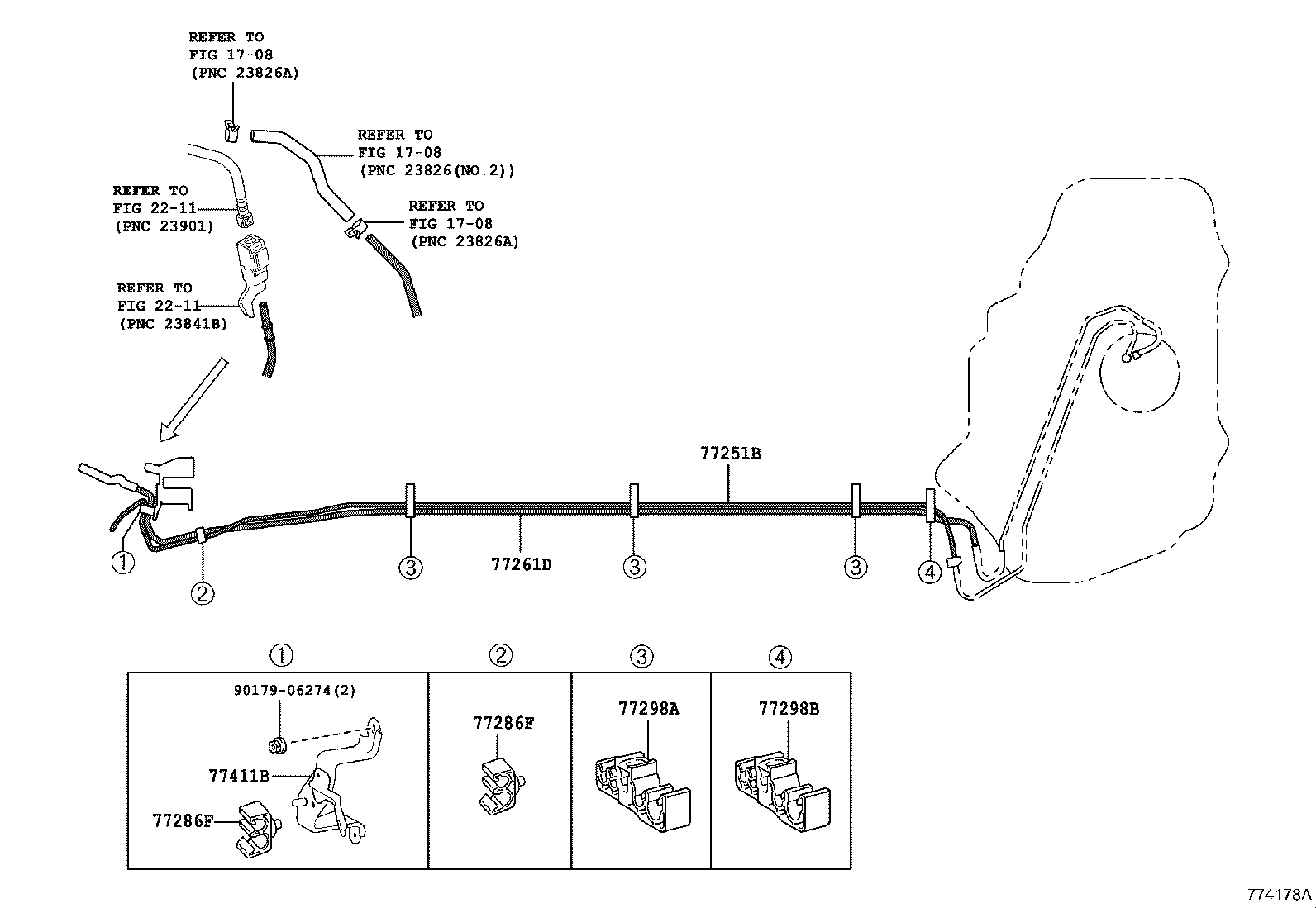 Exploded illustration 774178A