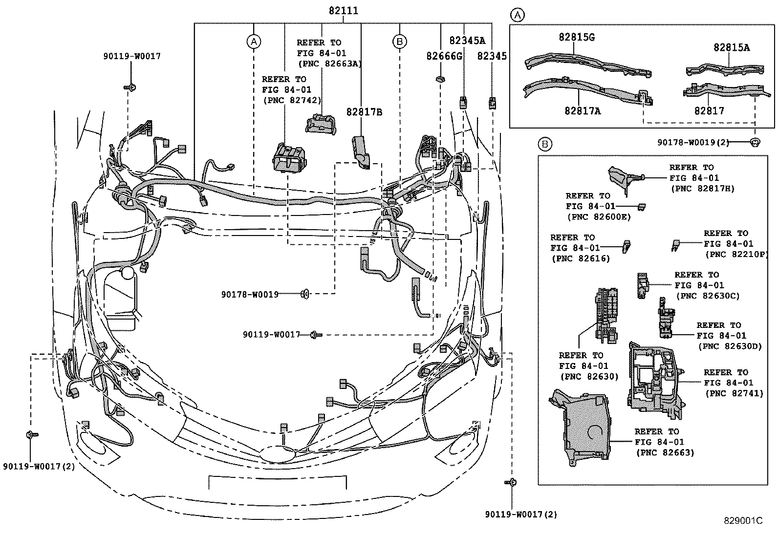 Exploded illustration 829001C