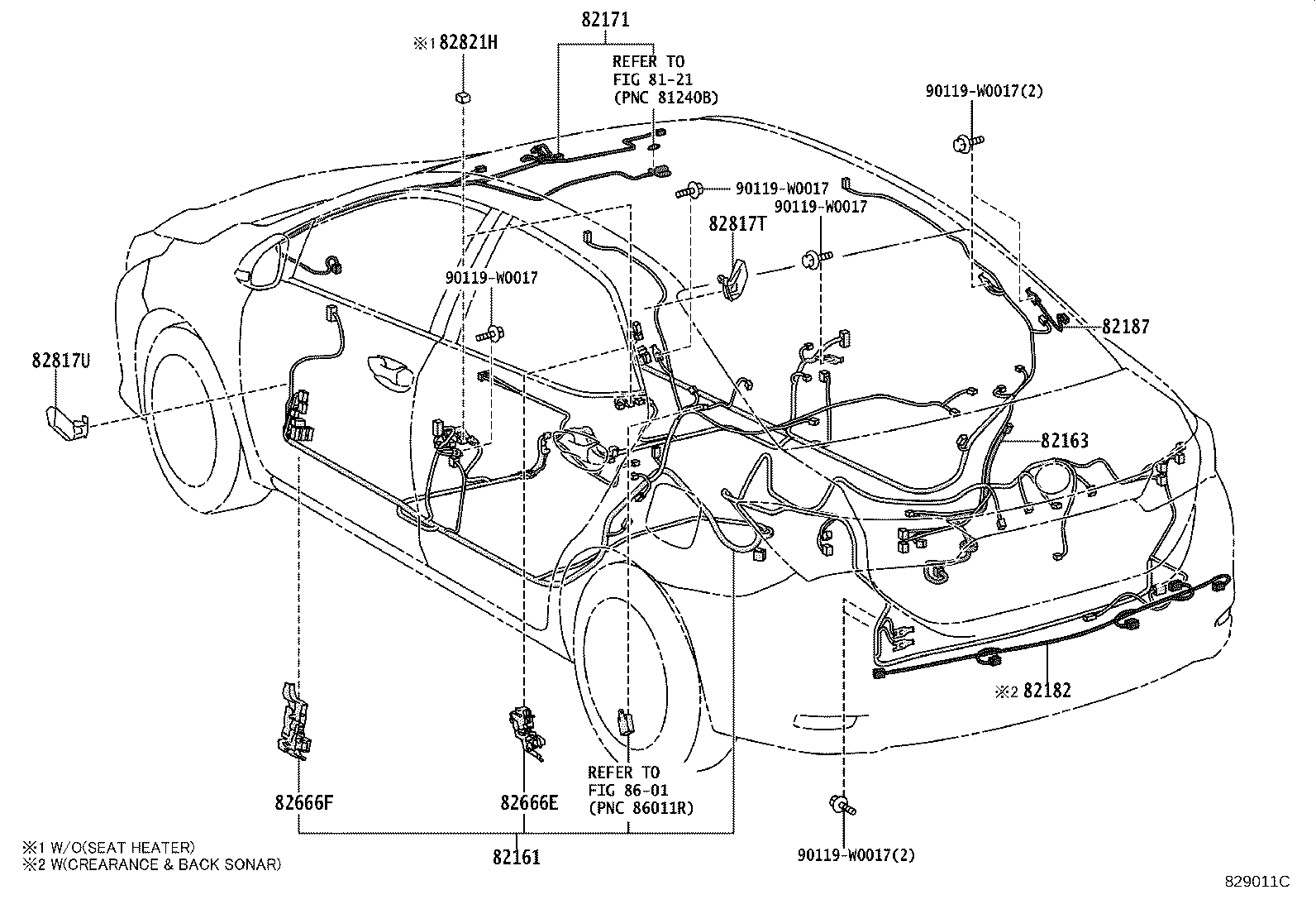 Exploded illustration 829011C