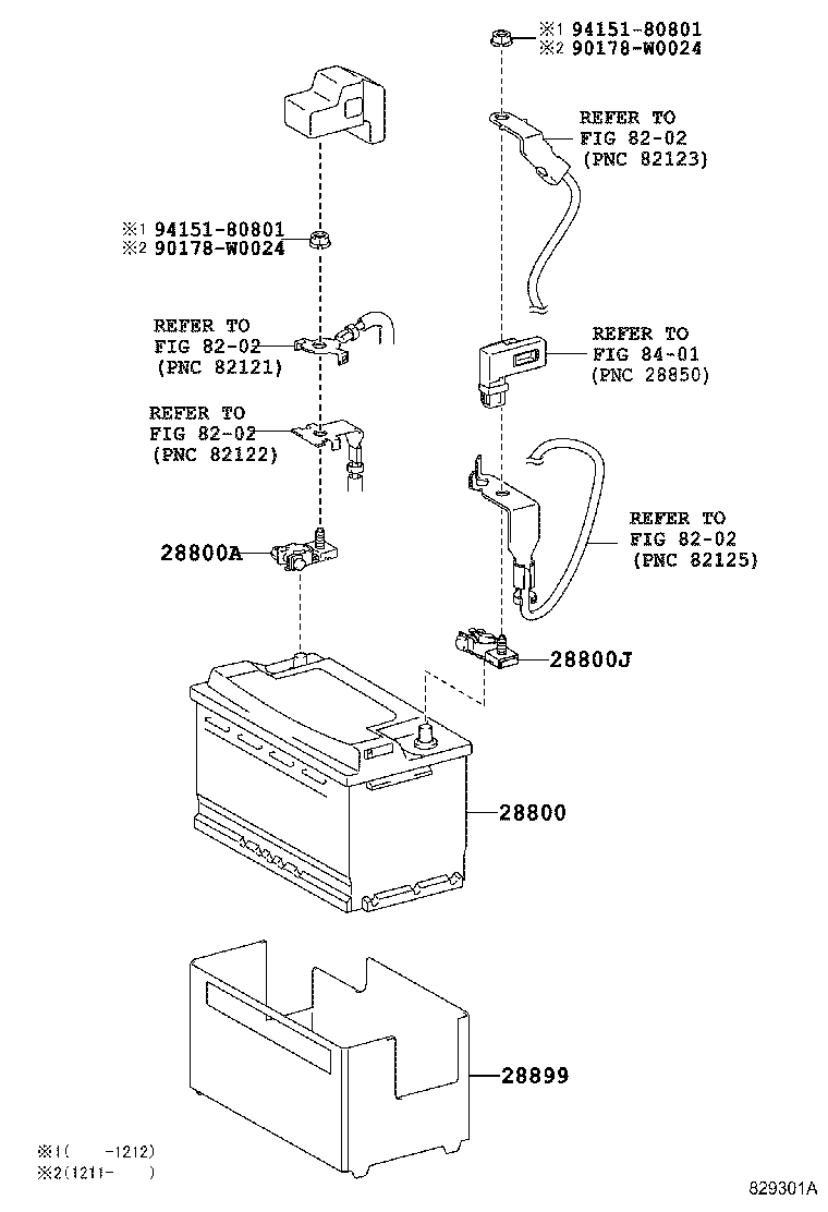Exploded illustration 829301A