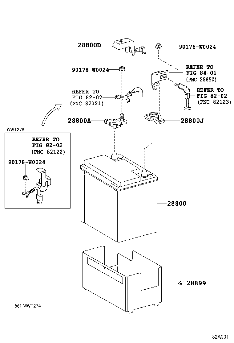 Exploded illustration 82A031