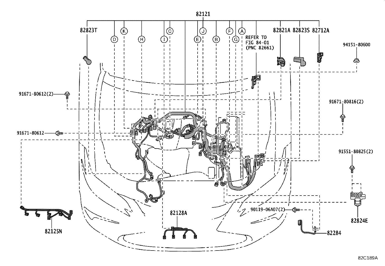 Exploded illustration 82C189A