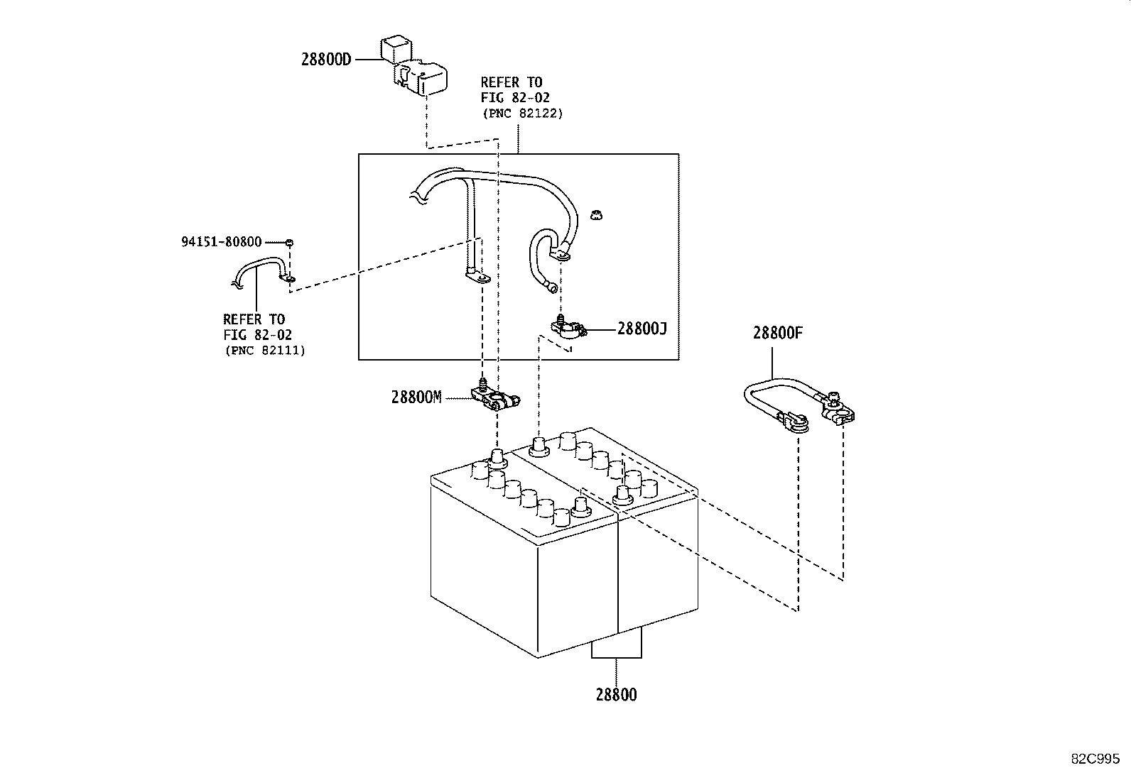 Exploded illustration 82C995