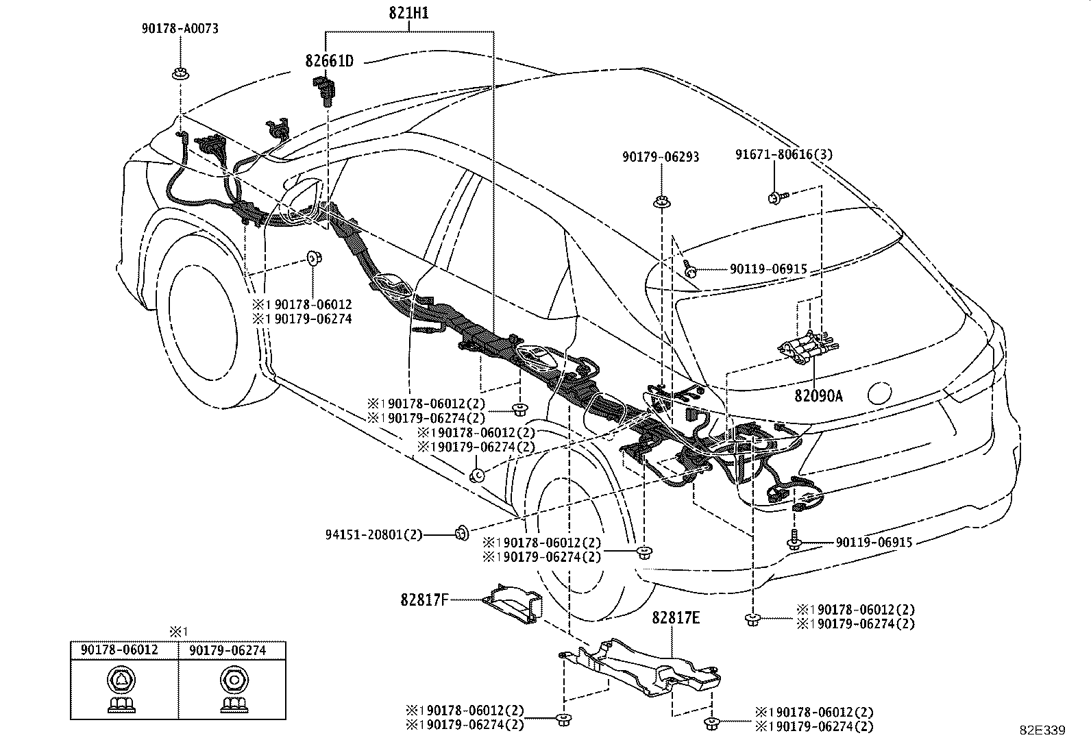 Exploded illustration 82E339