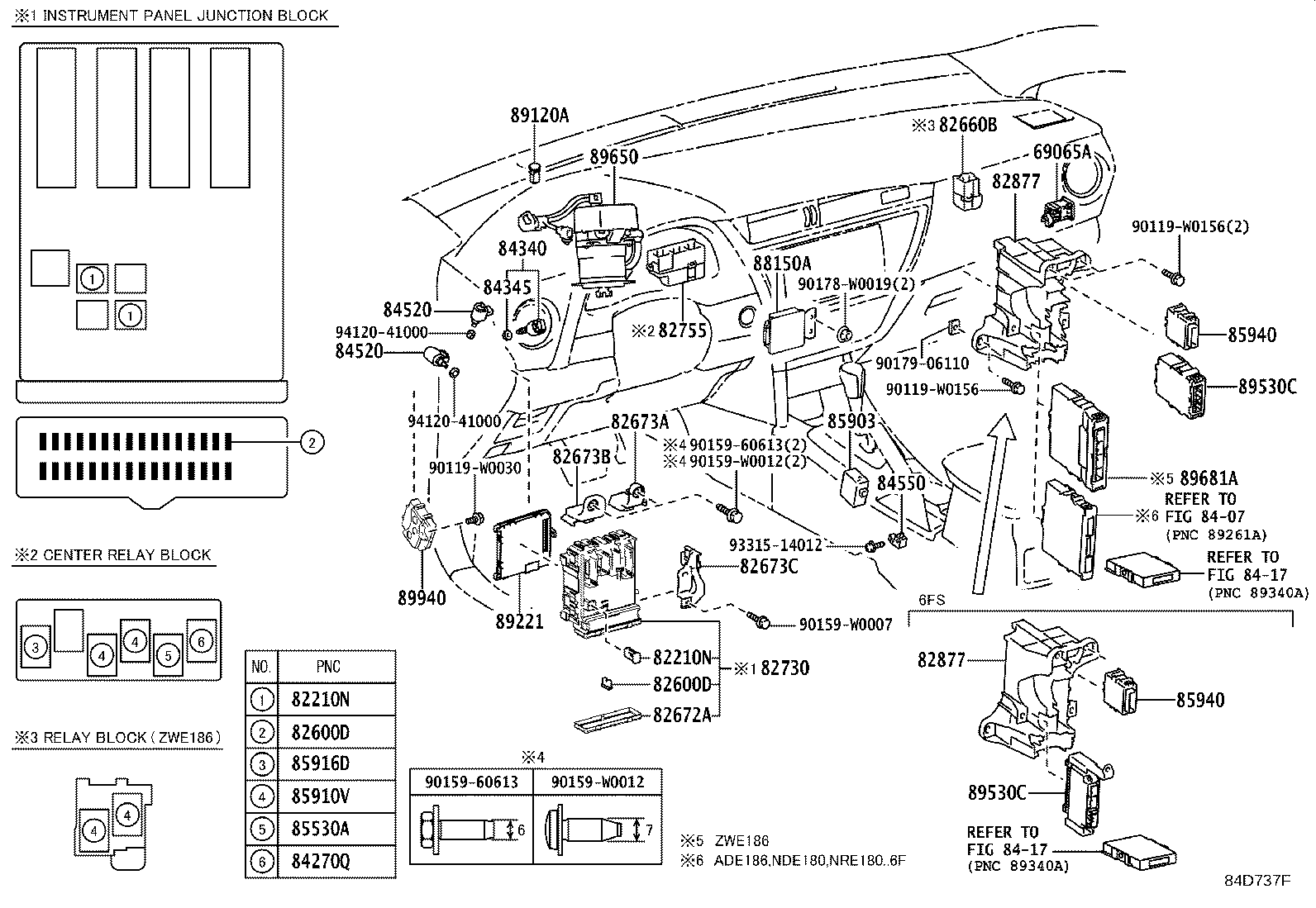 Exploded illustration 84D737F