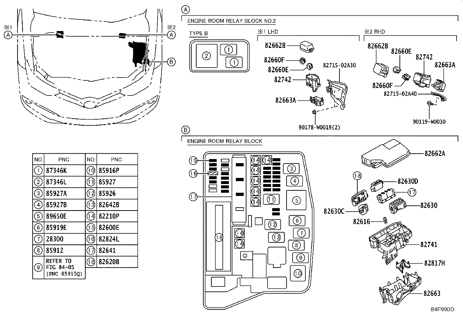 Exploded illustration 84F990D