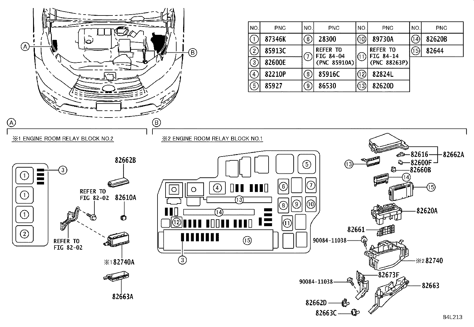 Exploded illustration 84L213
