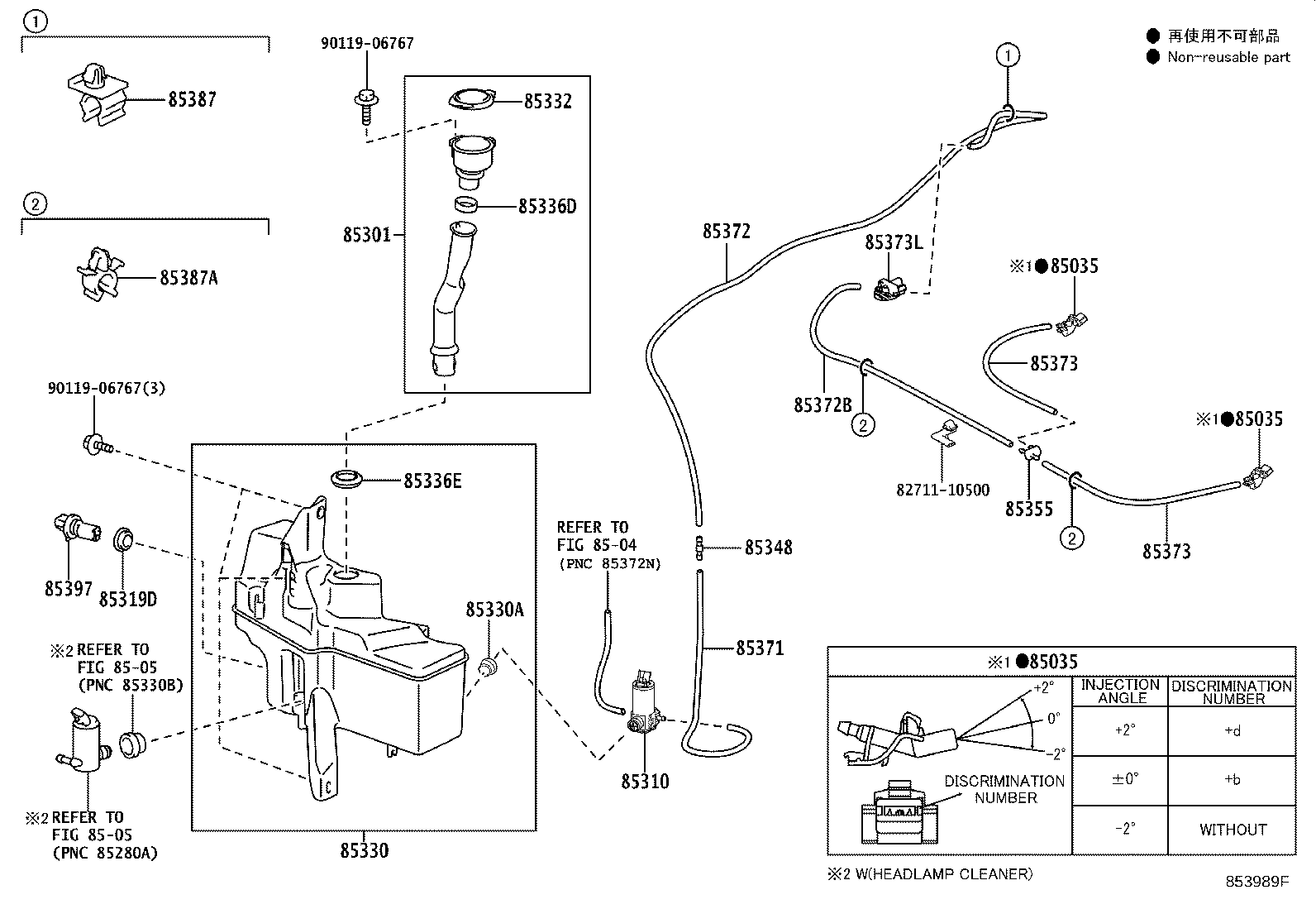 Exploded illustration 853989G