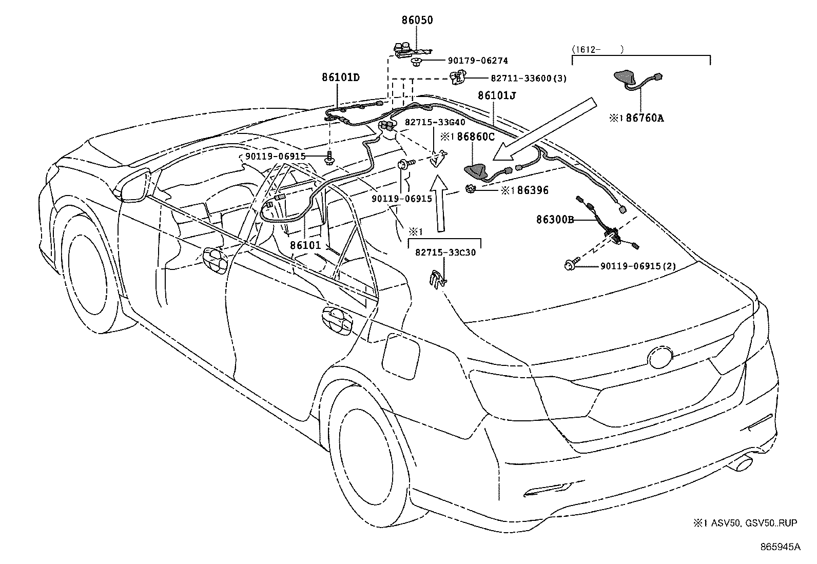 Exploded illustration 865945A