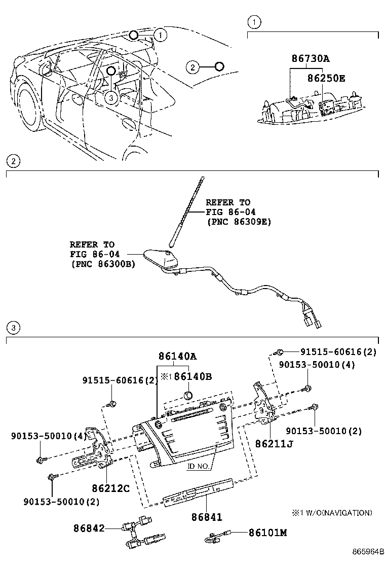 Exploded illustration 865964B