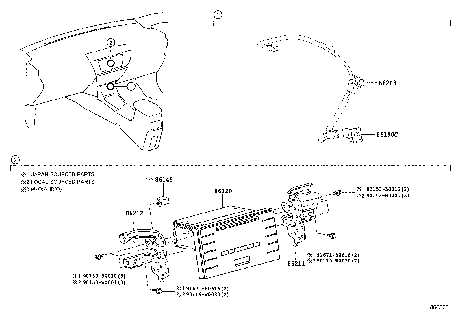 Exploded illustration 866533