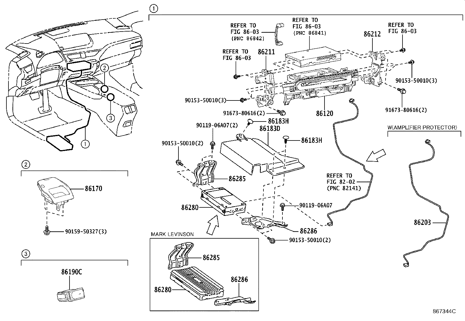 Exploded illustration 867344C